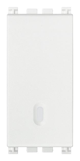 INTERRUPTOR CRUZADO 1P 16AX. 250V. ILUMINABLE BLANCO ARKE VIMAR