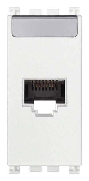 TOMA RJ45 NETSAFE CAT.5E UTP 1 MOD. BLANCO ARKE VIMAR
