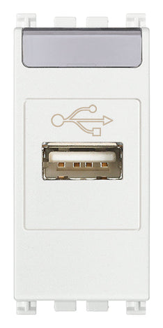 TOMA CON CONECTOR USB 1 MOD. BLANCO ARKE VIMAR