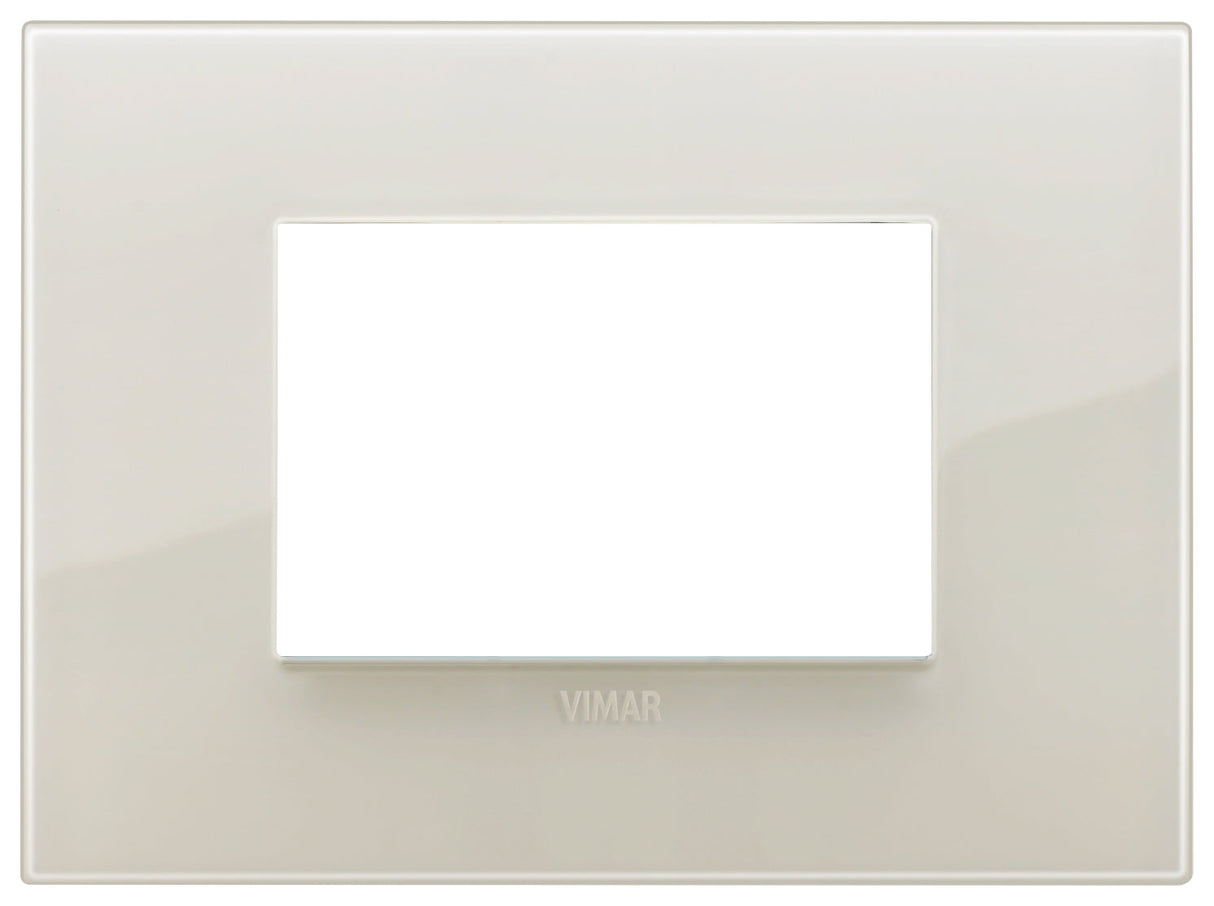 PLACA CLASSIC 3 MOD. TECNOPOLIMERO REFLEX MARFIL ARKE VIMAR