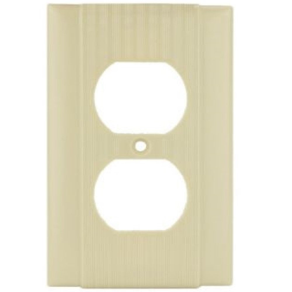 PLACA BAQ.P/RECEPTACULO DOBLE MARFIL 100 WD92101 ARROW HART