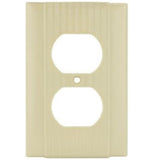 PLACA BAQ.P/RECEPTACULO DOBLE MARFIL 100 WD92101 ARROW HART