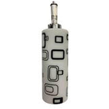CANDIL COLGANTE VIDRIO 60W. SATINADO/BLANCO ***ADIR***