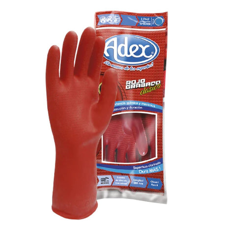 GUANTE ADEX ROJO #7