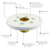 LUMINARIO RGB SUMERGIBLE PARA FUENTES Y ESTANQUES MCA TECNOLITE