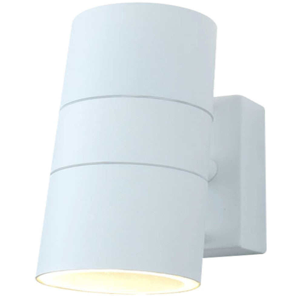 LUMINARIO INCANDESC. MURO EXTERIOR CUBIERTO  127V 50-60HZ 2XGU10 C. BLANCO TECNOLED