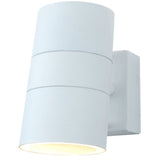 LUMINARIO INCANDESC. MURO EXTERIOR CUBIERTO  127V 50-60HZ 2XGU10 C. BLANCO TECNOLED