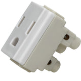 CONTACTO POLAR. 1 MOD. BCO. E2023BN MODUS 2P+T 15A/127V. BTICINO