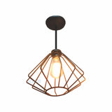 COLGANTE VINTAGE DIAMANTE 1 LUZ SIN FOCO MCA GUZMAN