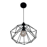 COLGANTE VINTAGE PIRAMIDE MEDIANA 1 LUZ SIN FOCO MCA GUZMAN