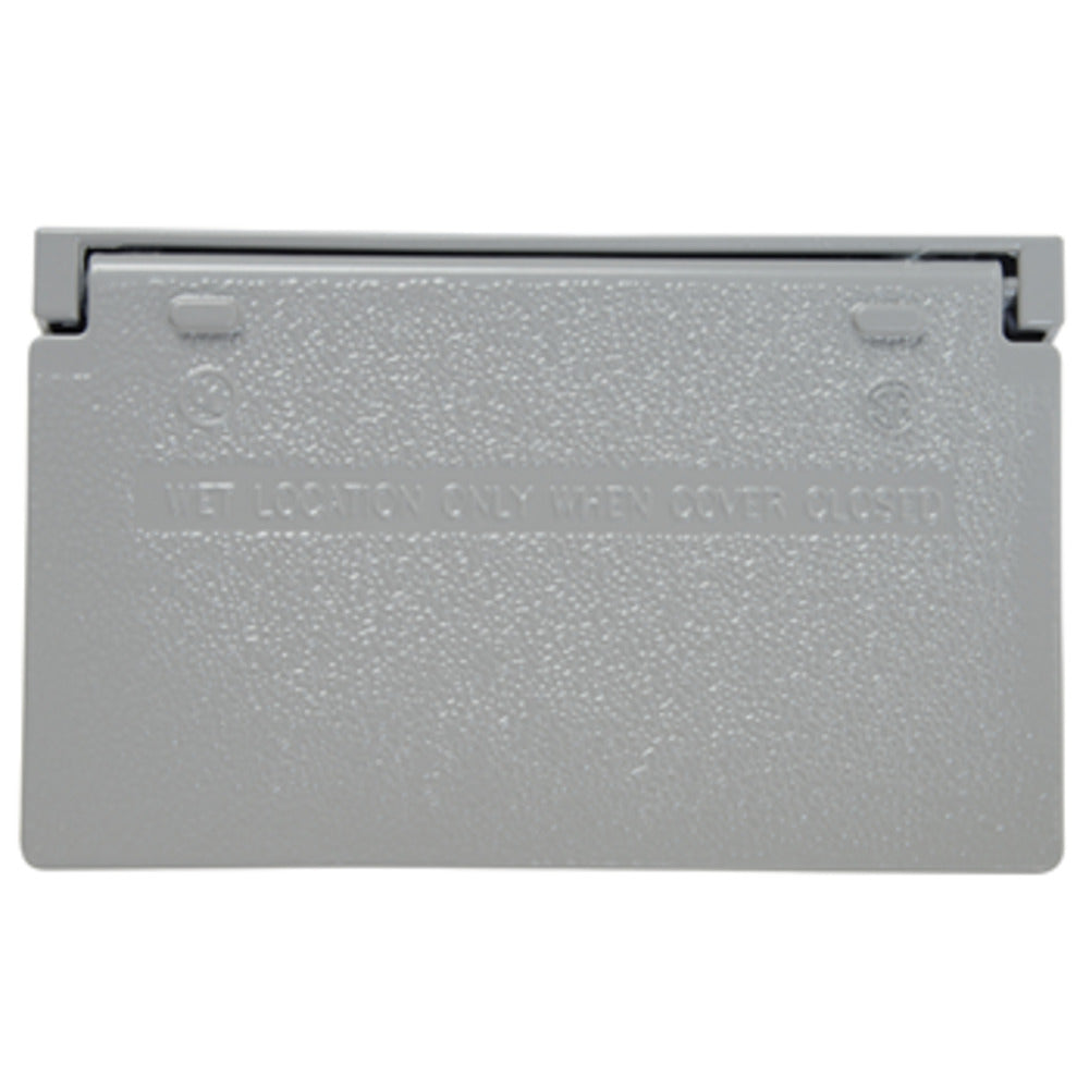 TAPA HORIZONTAL DUPLEX TIPO ICFT GRIS P/INT.