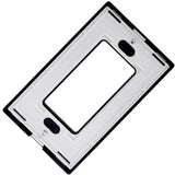 PLACA 3 MODULOS  COLOR NEGRO MATE CIEN A COLOR LEVITON