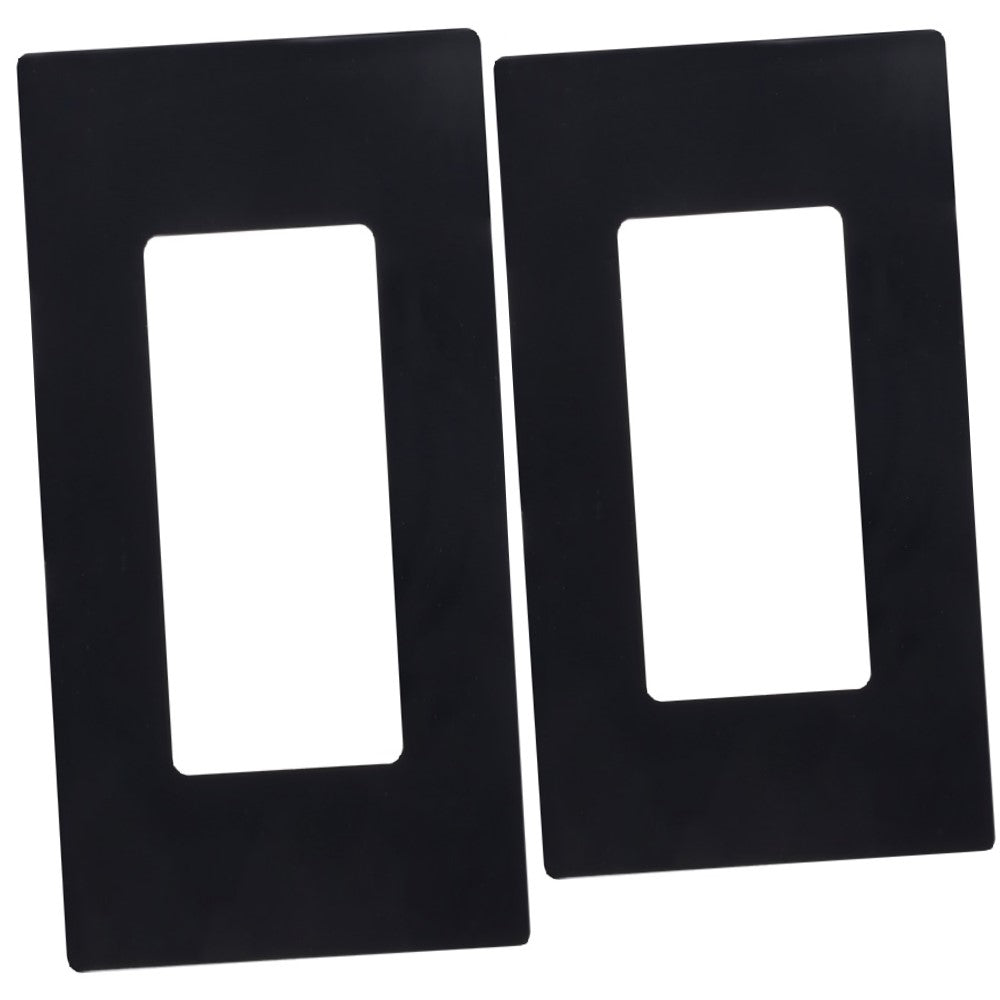 PLACA 3 MODULOS  COLOR NEGRO MATE CIEN A COLOR LEVITON