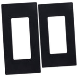 PLACA 3 MODULOS  COLOR NEGRO MATE CIEN A COLOR LEVITON