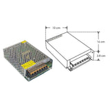 FUENTE DE PODER CONMUTADA PARA TIRA EXTRAPLANA 100W 110-220V CA IP 20
