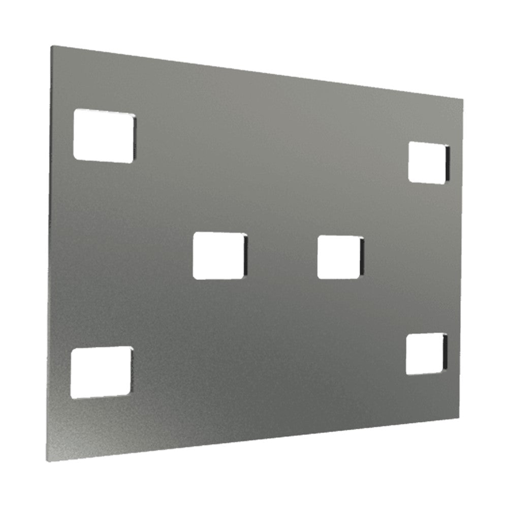 CONECTOR RECTO AR-4.5 PERALTE 3 1/4" 74-450 CON 4 JGOS. (TORNILLO - TUERCA Y RONDANA)
