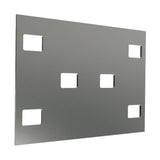 CONECTOR RECTO AR-4.5 PERALTE 3 1/4" 74-450 CON 4 JGOS. (TORNILLO - TUERCA Y RONDANA)