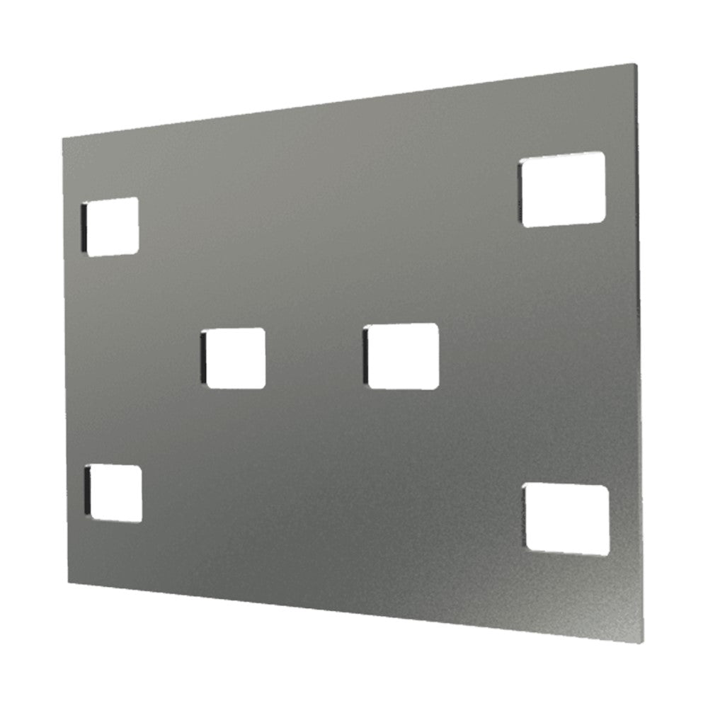 CONECTOR RECTO AR-4.5 PERALTE 3 1/4" 74-450 CON 4 JGOS. (TORNILLO - TUERCA Y RONDANA)
