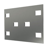CONECTOR RECTO AR-4.5 PERALTE 3 1/4" 74-450 CON 4 JGOS. (TORNILLO - TUERCA Y RONDANA)