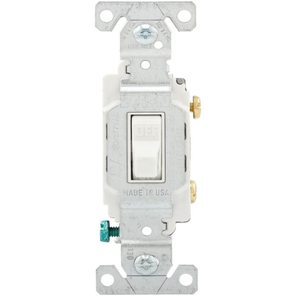 INT. TOGGLE 1P. 15A/120-277V. BLANCO CS115W *** OFRECER CS115-02W ***