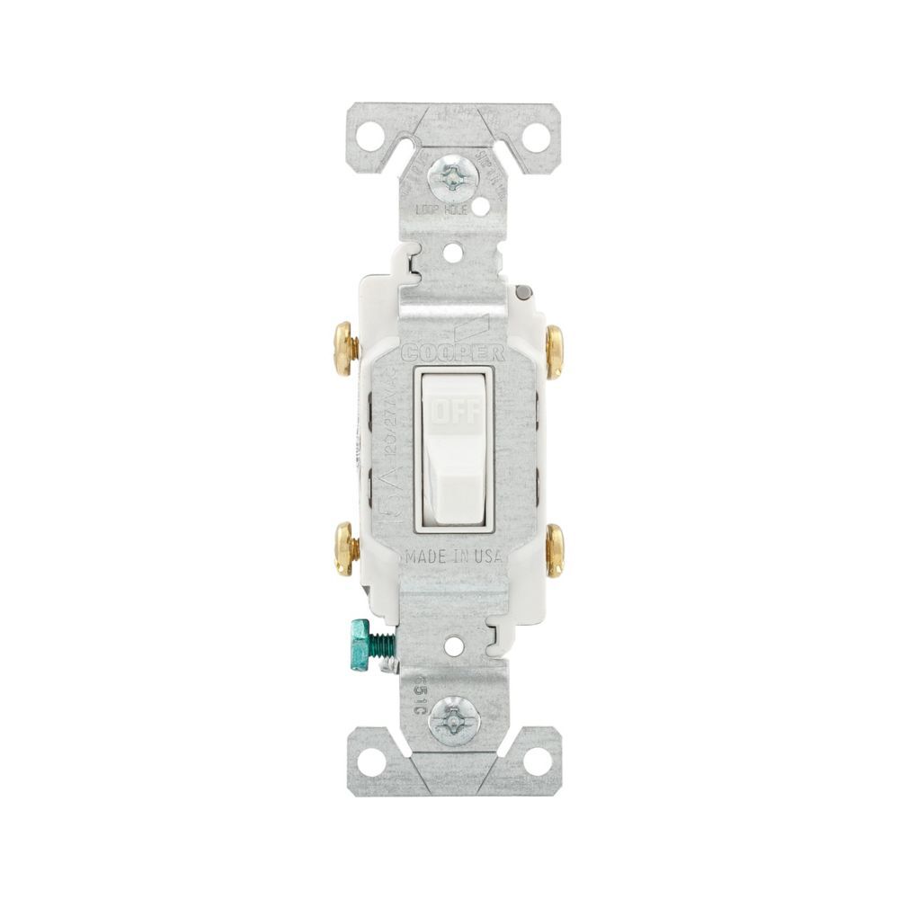 INT. DE PALANCA BCO 2P COMPACTO 15A. 120/277V. *** OFRECER CS215-02W ***