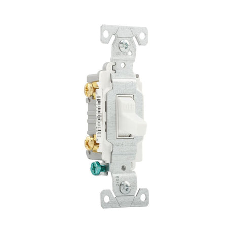 INT. DE PALANCA BCO 2P COMPACTO 15A. 120/277V. *** OFRECER CS215-02W ***