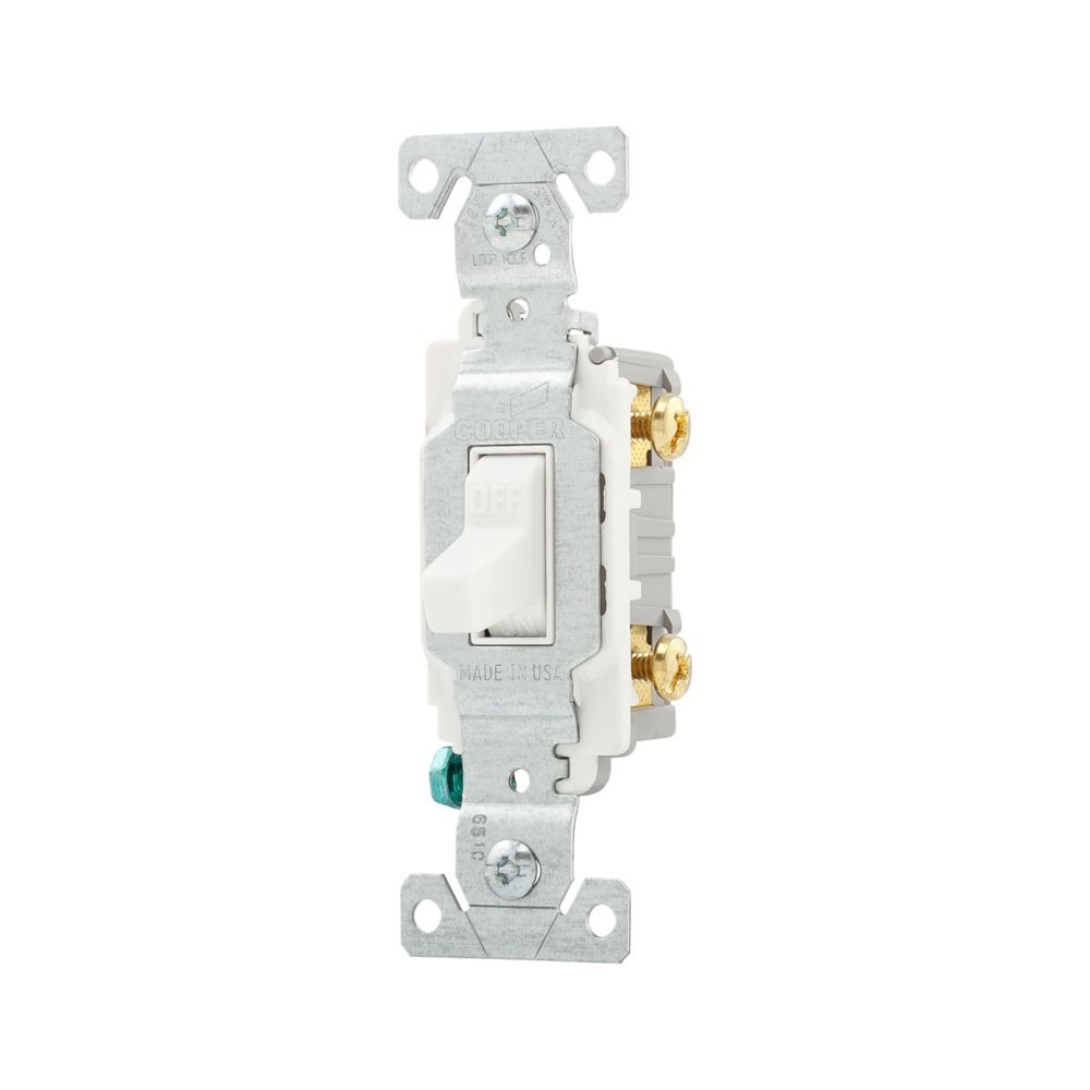 INT. DE PALANCA BCO 2P COMPACTO 15A. 120/277V. *** OFRECER CS215-02W ***