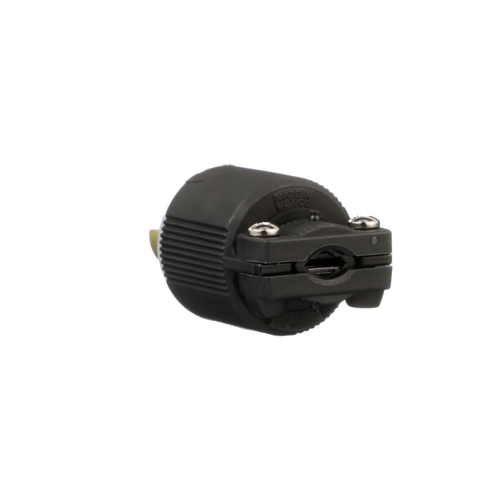 CLAVIJA "SAFETYGRIP" 2P 3H 15A 125VCA NEMA L5-15 GRADO INDUSTRIAL NEGRO
