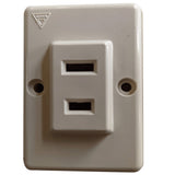 CONTACTO SENCILLO PLANO MARFIL WD0182 ROYER