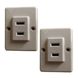 CONTACTO SENCILLO PLANO MARFIL WD0182 ROYER
