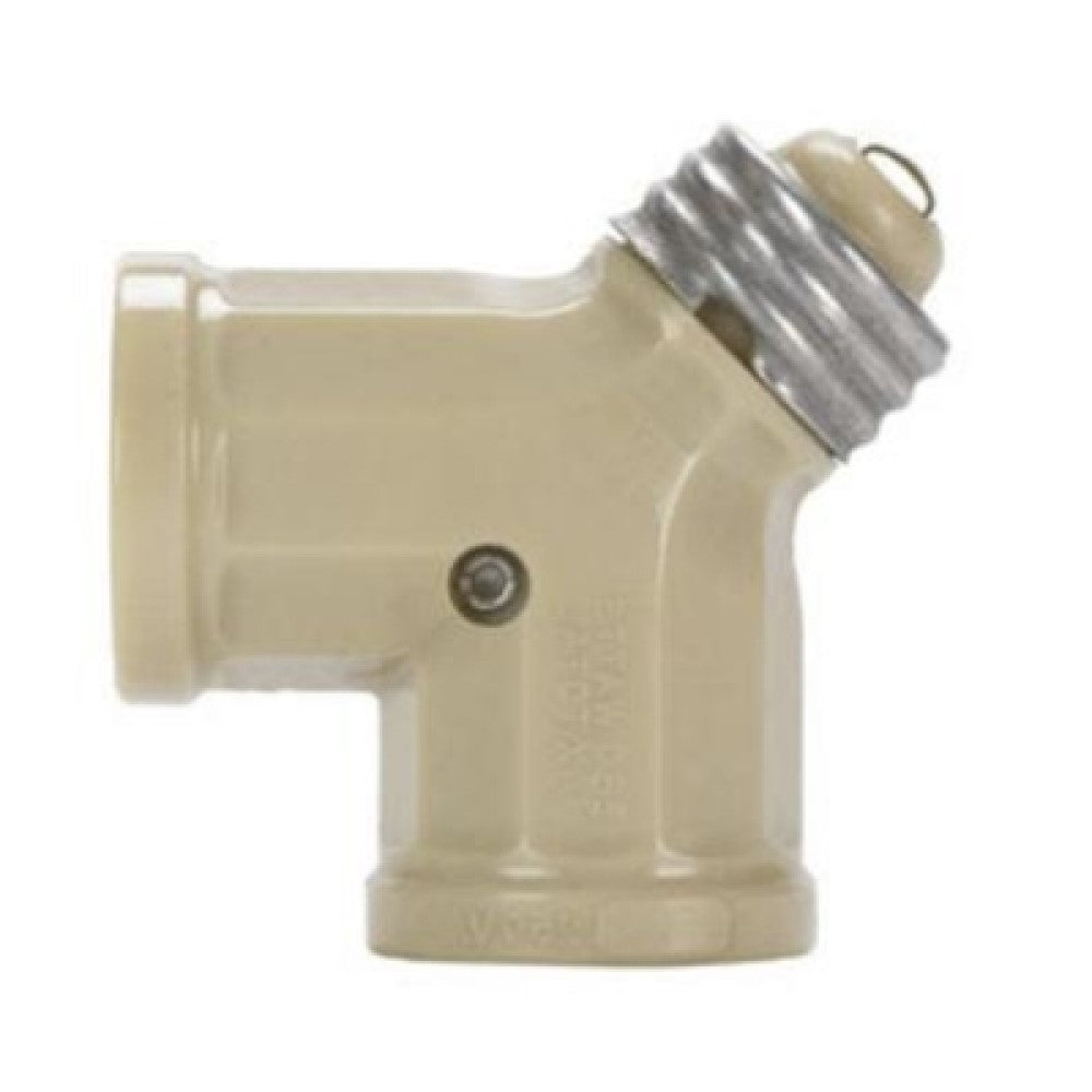 Socket Doble (Adapatador Ladrón) Color Marfil Leviton