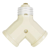 Socket Doble (Adapatador Ladrón) Color Marfil Leviton