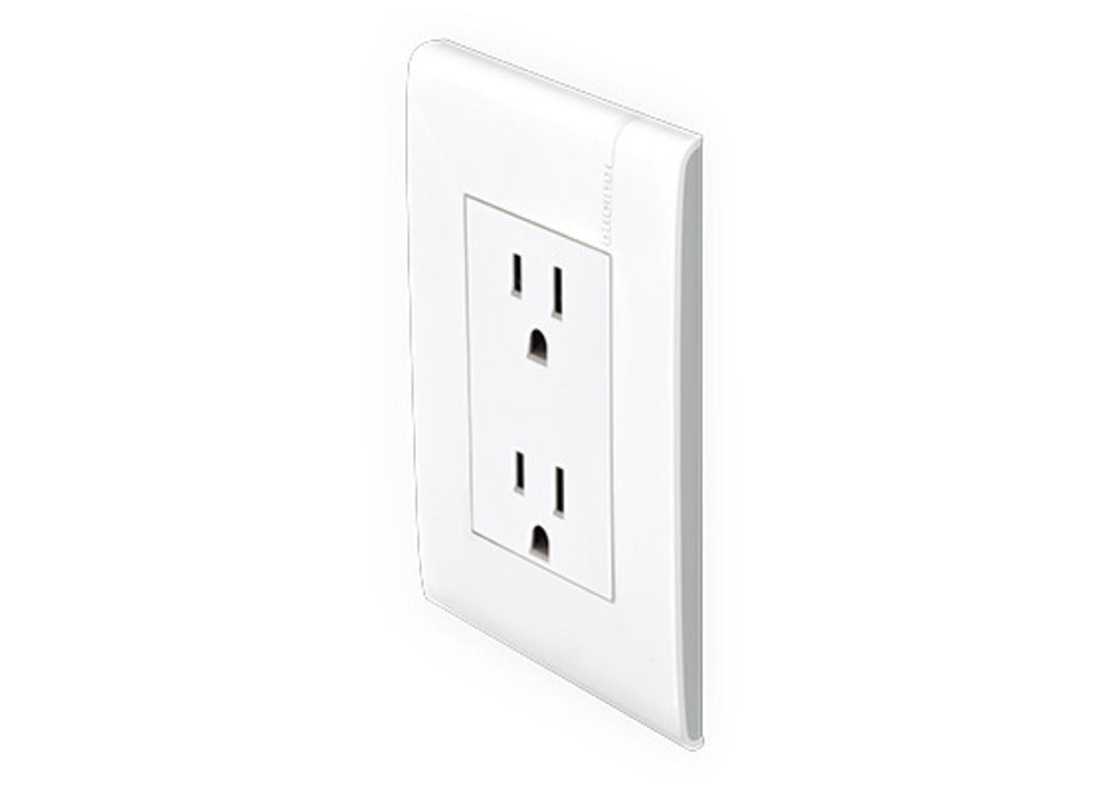 TOMACORRIENTE DÚPLEX 2P+T CON PROTECCIÓN INFANTIL 15A 127-250V PLACA LUNA