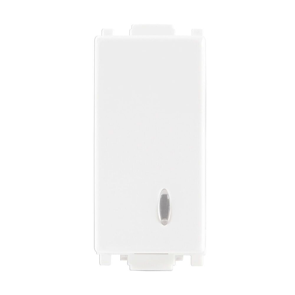 APAGADOR SENCILLO ESTEVEZ ALPHA CON PILOTO LED BLANCO