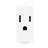 CONTACTO ESTEVEZ ALPHA 2 POLOS CON TIERRA 1 MÓDULO BLANCO
