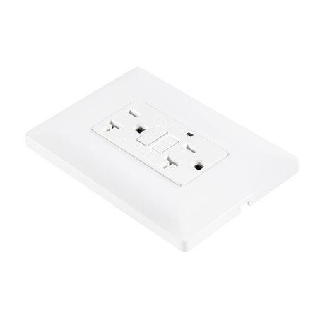 CONTACTO DÚPLEX ESTEVEZ ALPHA 2 POLOS CON FALLA A TIERRA BLANCO *** OFRECER GFTR1-00W ***