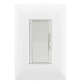 ATENUADOR DE LUZ ESTEVEZ ALPHA CON BOTÓN BASCULANTE Y CONTROL DESLIZABLE BLANCO
