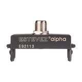 TOMA COAXIAL DE TV ESTEVEZ ALPHA NEGRO
