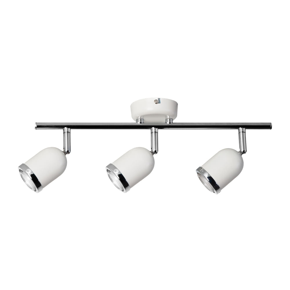LUMINARIA PARA SOBREPONER ESTEVEZ IDEA RIEL CON TRES CABEZALES BASE GU10 ***HAE2025***