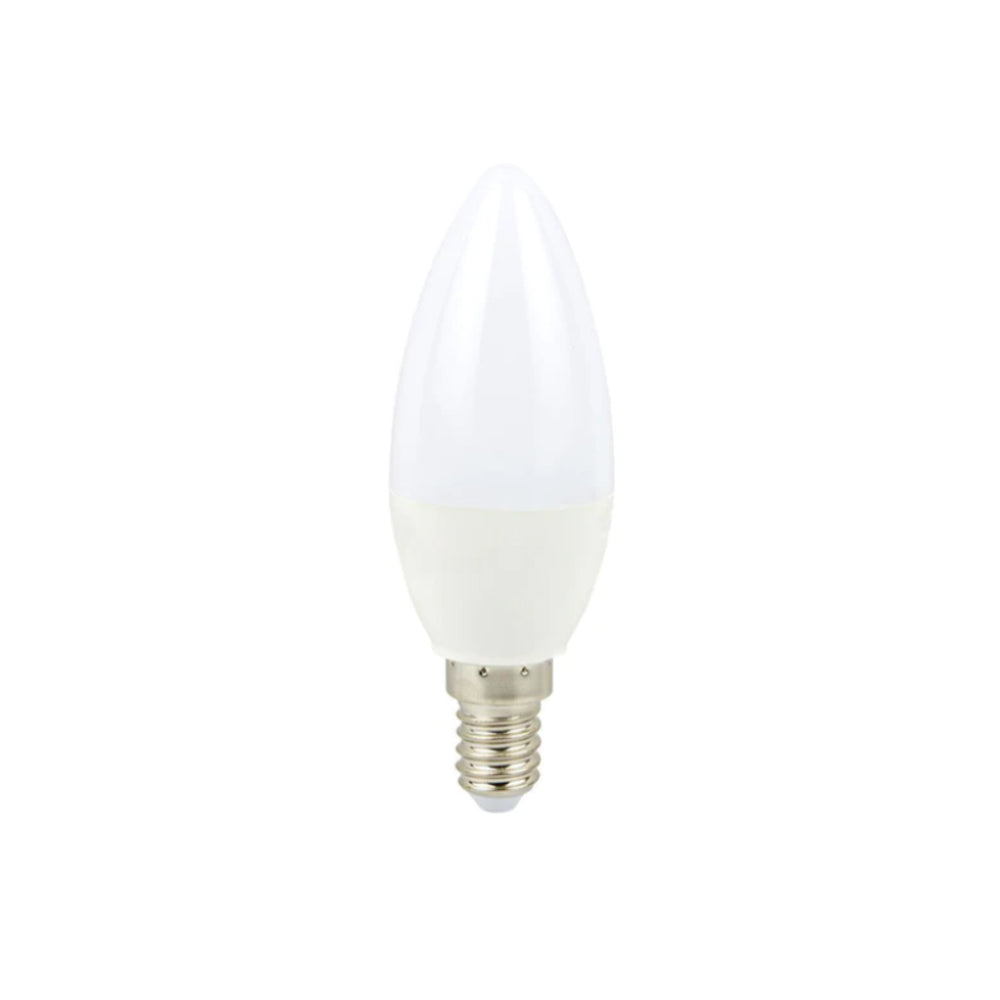 FOCO LED TECNOLITE TIPO VELA 4W LUZ DE DÍA BASE E14