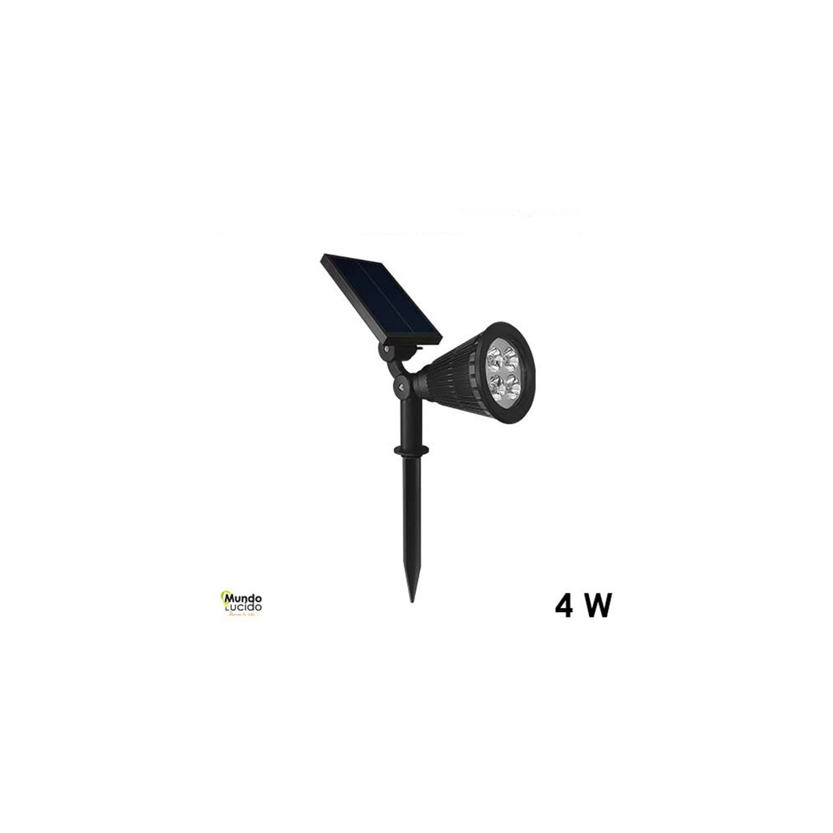 LUM SOLAR TIPO ESTACA RGB MUNDO LUCIDO