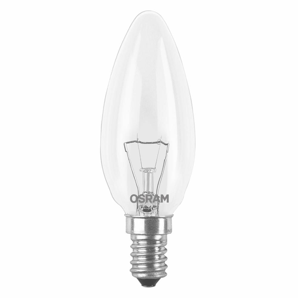 FOCO VELA CLARO 40W/130V. E14 81529 OSRAM