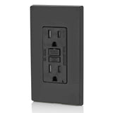 INTERRUPTOR DE CIRCUITO FALLA TIERRA DX GFCI SMARTLOCK 15A-125V NEGRO