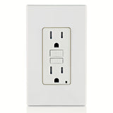 RECEPTACULO DUPLEX ICFT FASE X SLIM 15A/125V. TR BLANCO GFTR1-00W *** OFRECER E90329 O N2329-BL ***