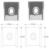 KIT DE 2 GRAPAS DE SUJECION PARA PERFIL DE ALUMINIO DXAP01 ILUMILEDS