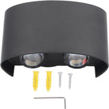 LAMPARA LED PARED 4X1 4W RGB MCA GOODWILL