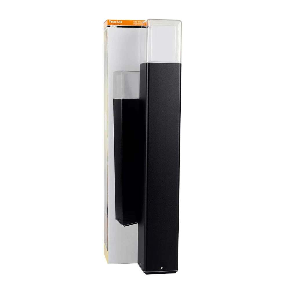 MINI POSTE LED OBELIX III TECNOLITE DE EXTERIOR PARA SOBREPONER 13W LUZ SUAVE CÁLIDA
