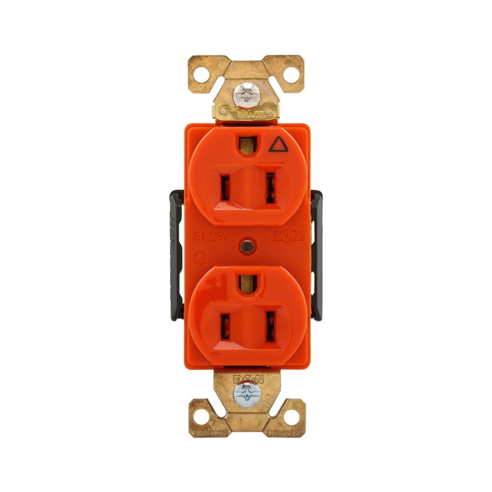 RECEPTACULO DUPLEX TIERRA AISLADA AHIG5262RN ARROW HART ***OFRECER LEV091 O LEV105 ***
