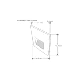 LUMINARIO DE PARED SOBREPONER RECTANGULAR LED BLANCO 2W BLANCO CALIDO 120 85-265V IP65 COMPATIBLE CON CAJA REGISTRO ILUMILEDS