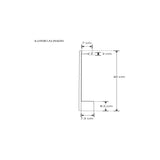 LUMINARIO DE PARED SOBREPONER CILINDRICO LED NEGRO BASE ALTA 60CM 10W BLANCO CALIDO 120 100-240V IP20 ILUMILEDS